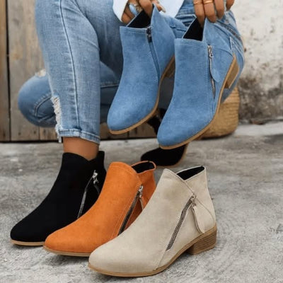 Amara | Elegant Suede Boots for Women