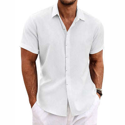 ChicShirt | Men's Linen Shirt in Solid Colors
