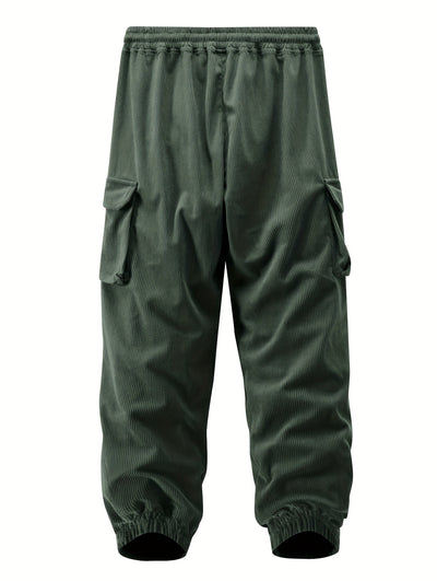 LEONIE | Corduroy Joggers with Practical Drawstring