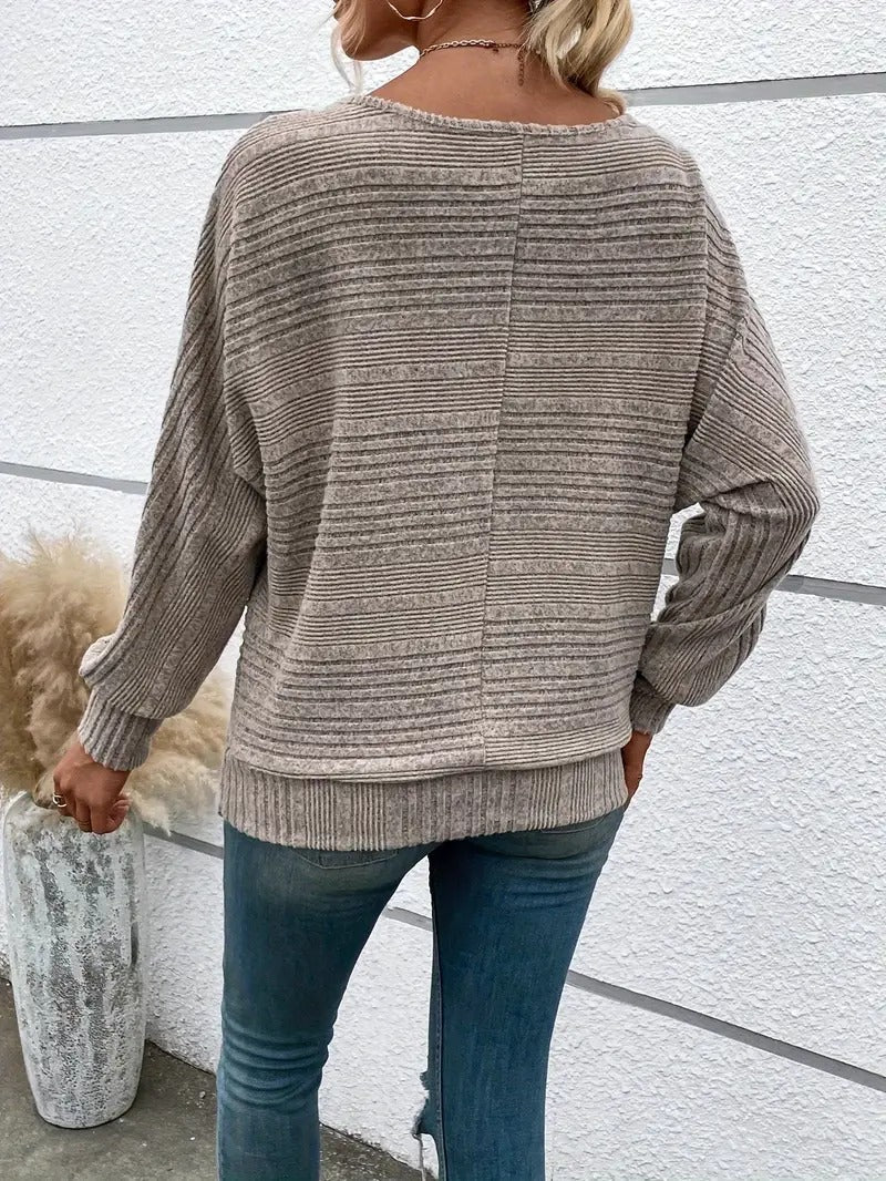 Josefine | Relaxed, Solid Color Sweatshirt with Wide Sleeves