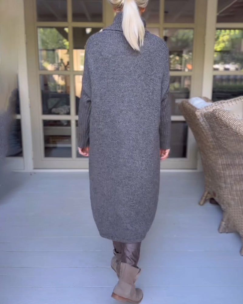Elodie | Cozy Sweater with Stand Collar and Long Sleeves