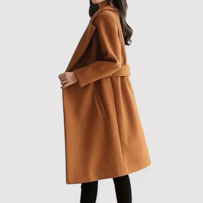 Sophie | Belted Elegance Coat in Modern Style