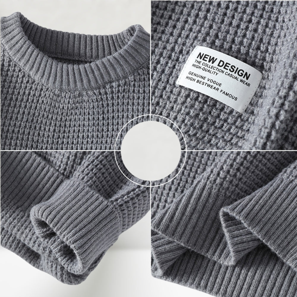 Edric | Knit Sweater with Classic Crew Neck Design