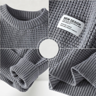 Edric | Knit Sweater with Classic Crew Neck Design