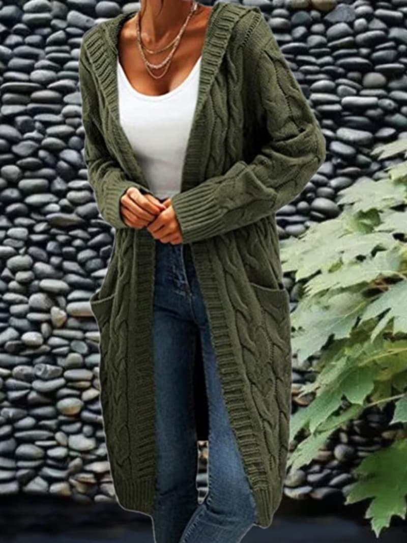 Isa | Stylish Cardigan with Patch Pockets