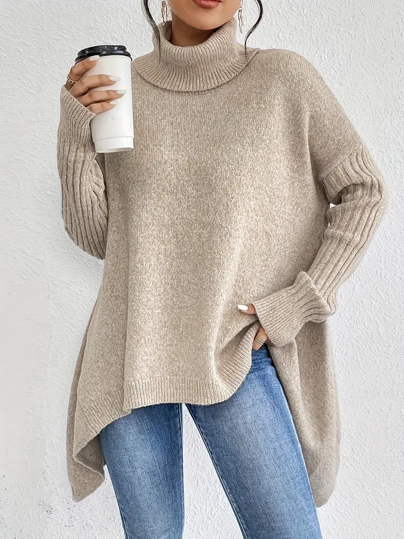 Elena | Warm Women’s Turtleneck Sweater with Comfort Fit