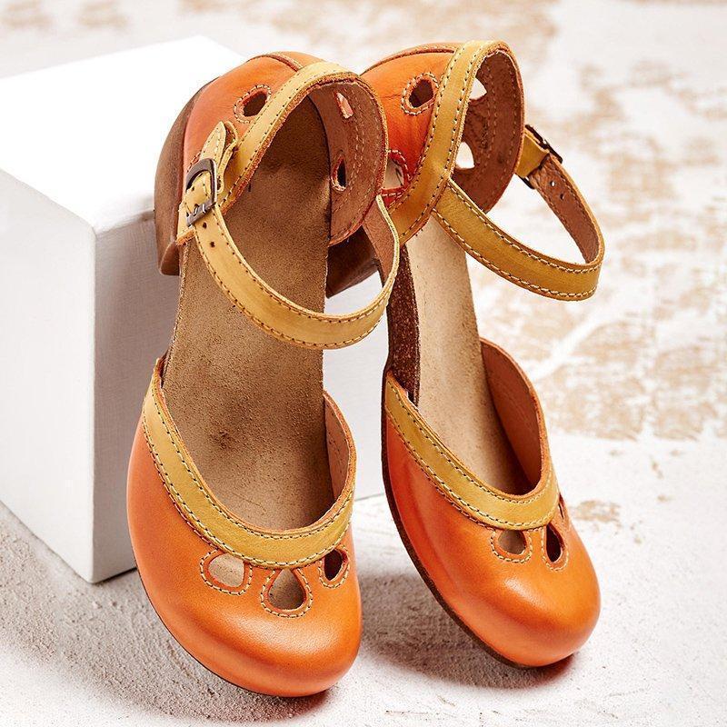 Amalia | Comfortable Sandals with Low Heels