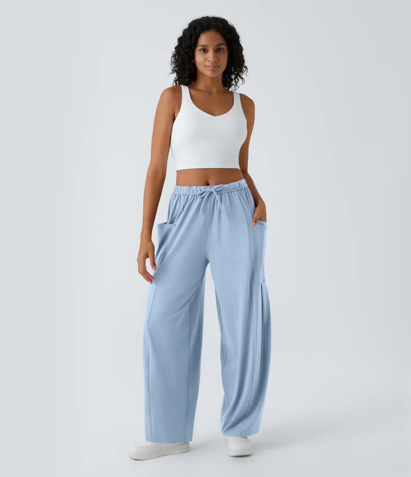 Serena | Wide Women’s Pants with Elastic and Modern Fit