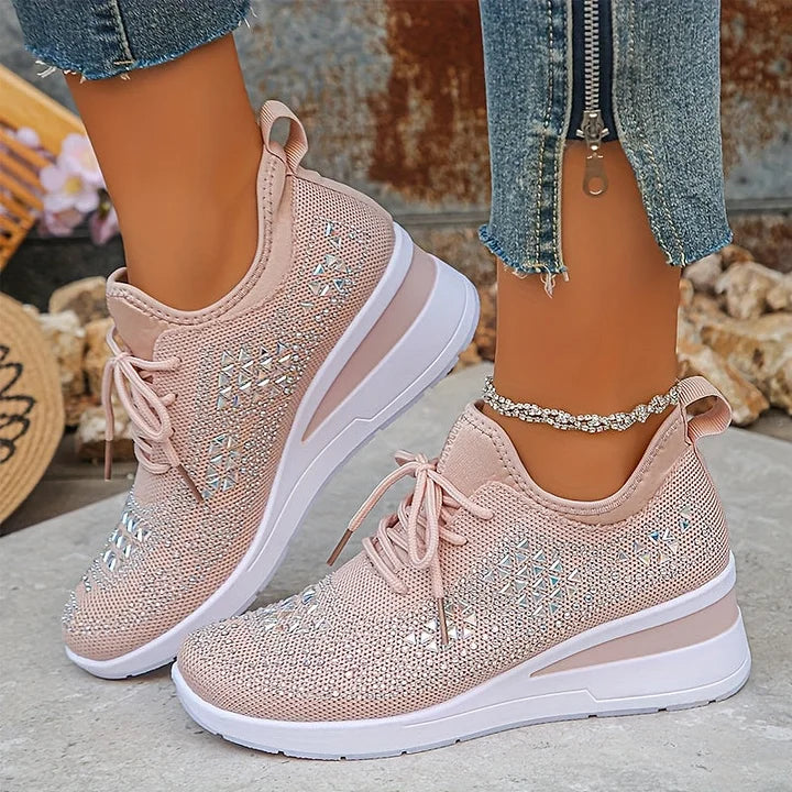 ISADORA | Orthopedic Sneakers with Rhinestone Details