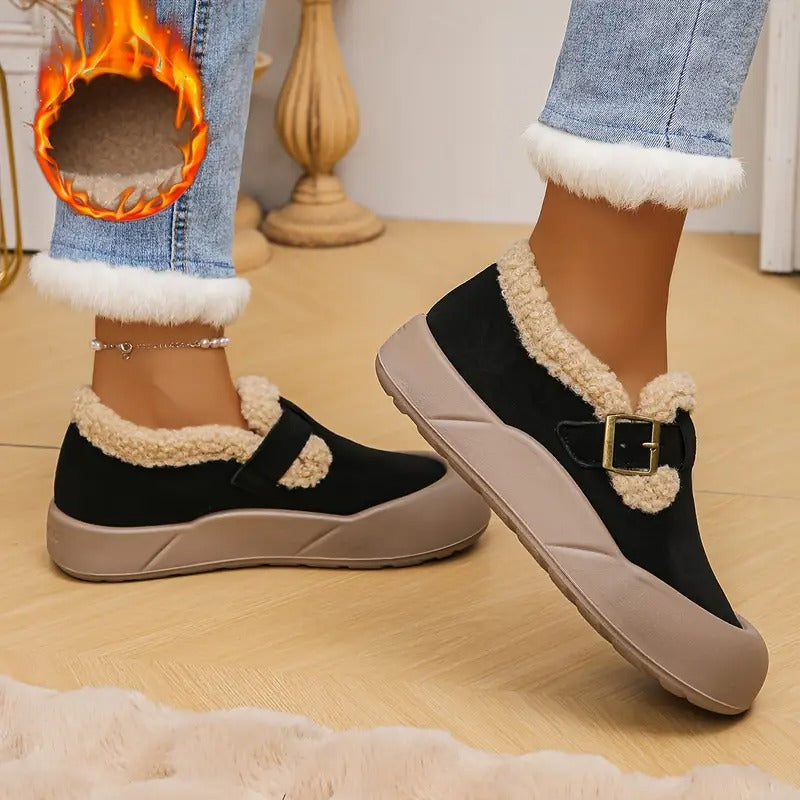 Valerie | Warm Comfortable Women’s Shoes with Fleece Lining