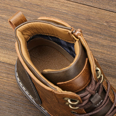 EDRIC | Classic Brogue Boots in Heritage Style