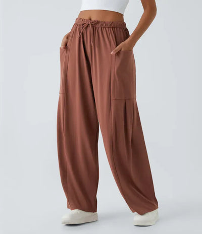 Serena | Wide Women’s Pants with Elastic and Modern Fit