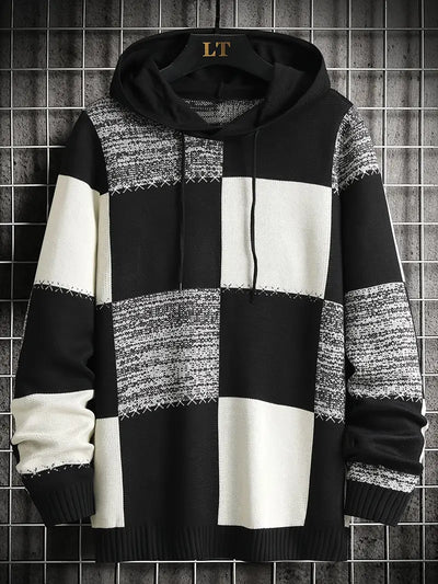 Cassian | Comfortable Knit Sweater with Fashionable Hoodie