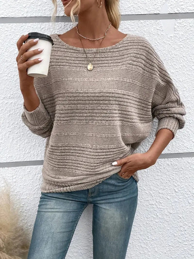 Josefine | Relaxed, Solid Color Sweatshirt with Wide Sleeves