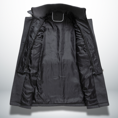 Matteo | Warm Men’s Coat with Refined Texture