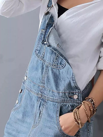 Lila | Denim Overall Dress in Casual Style
