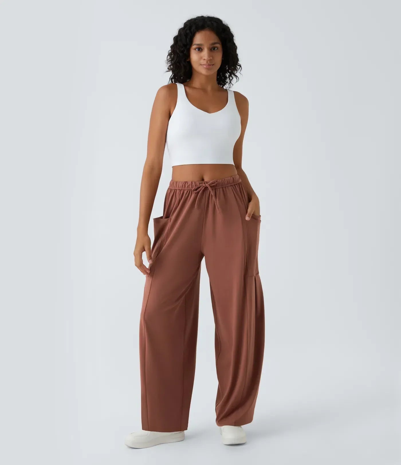 Serena | Wide Women’s Pants with Elastic and Modern Fit