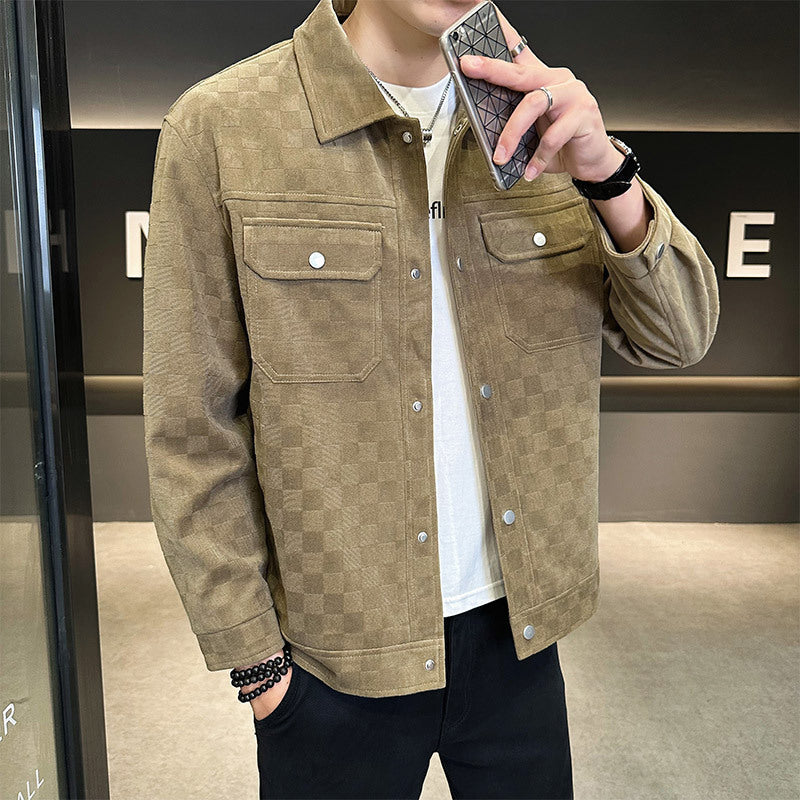 Adrian | Stylish Jacket Made of Rolled Suede