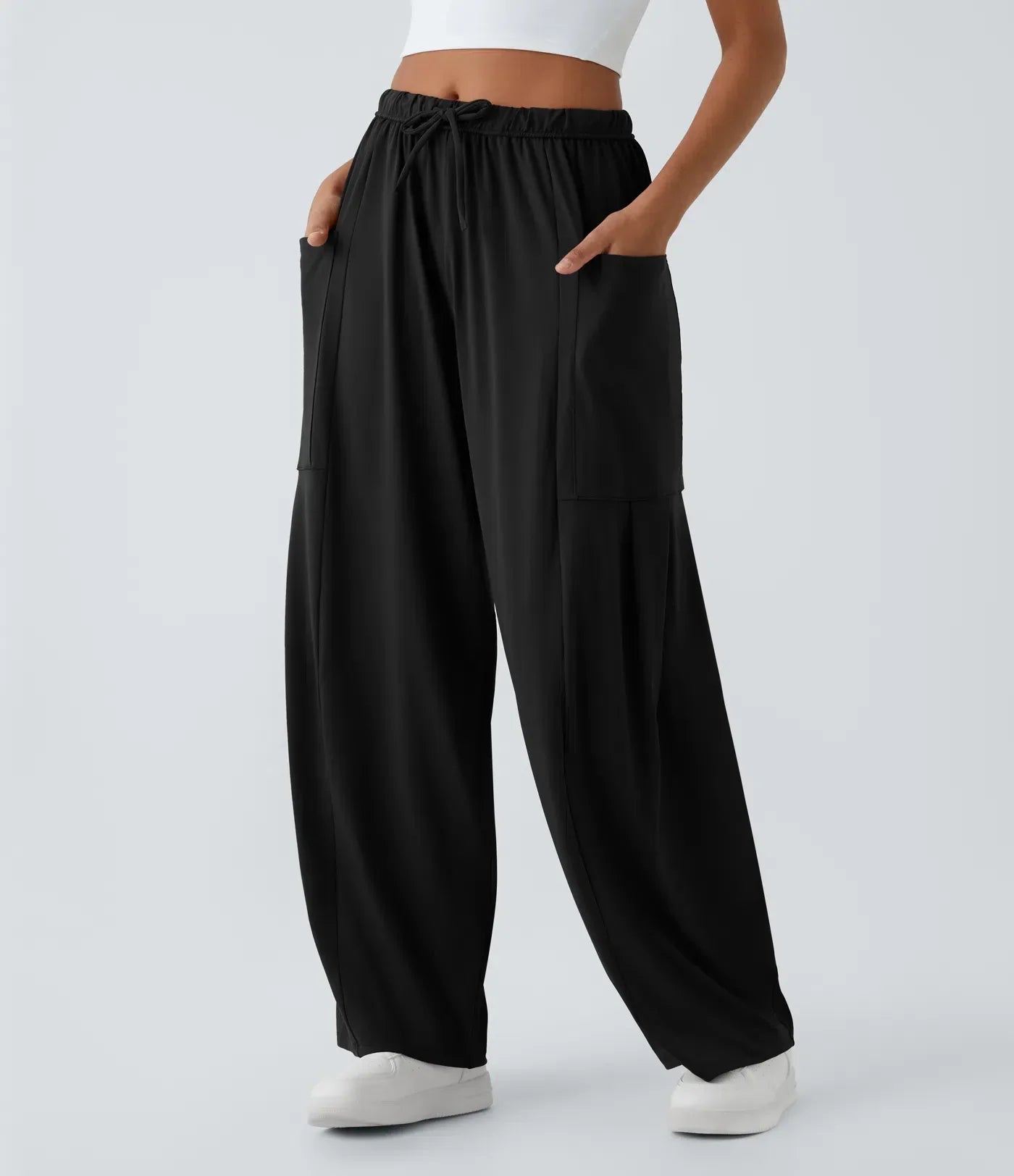 Serena | Wide Women’s Pants with Elastic and Modern Fit
