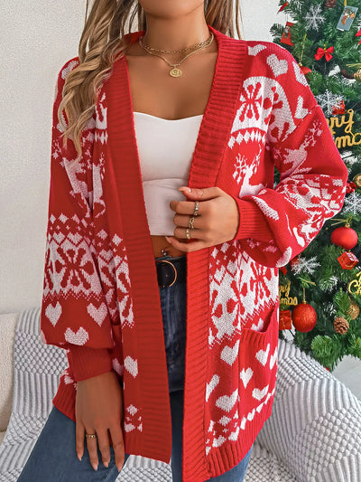 Ethan | Christmas Knit Cardigan Sweater