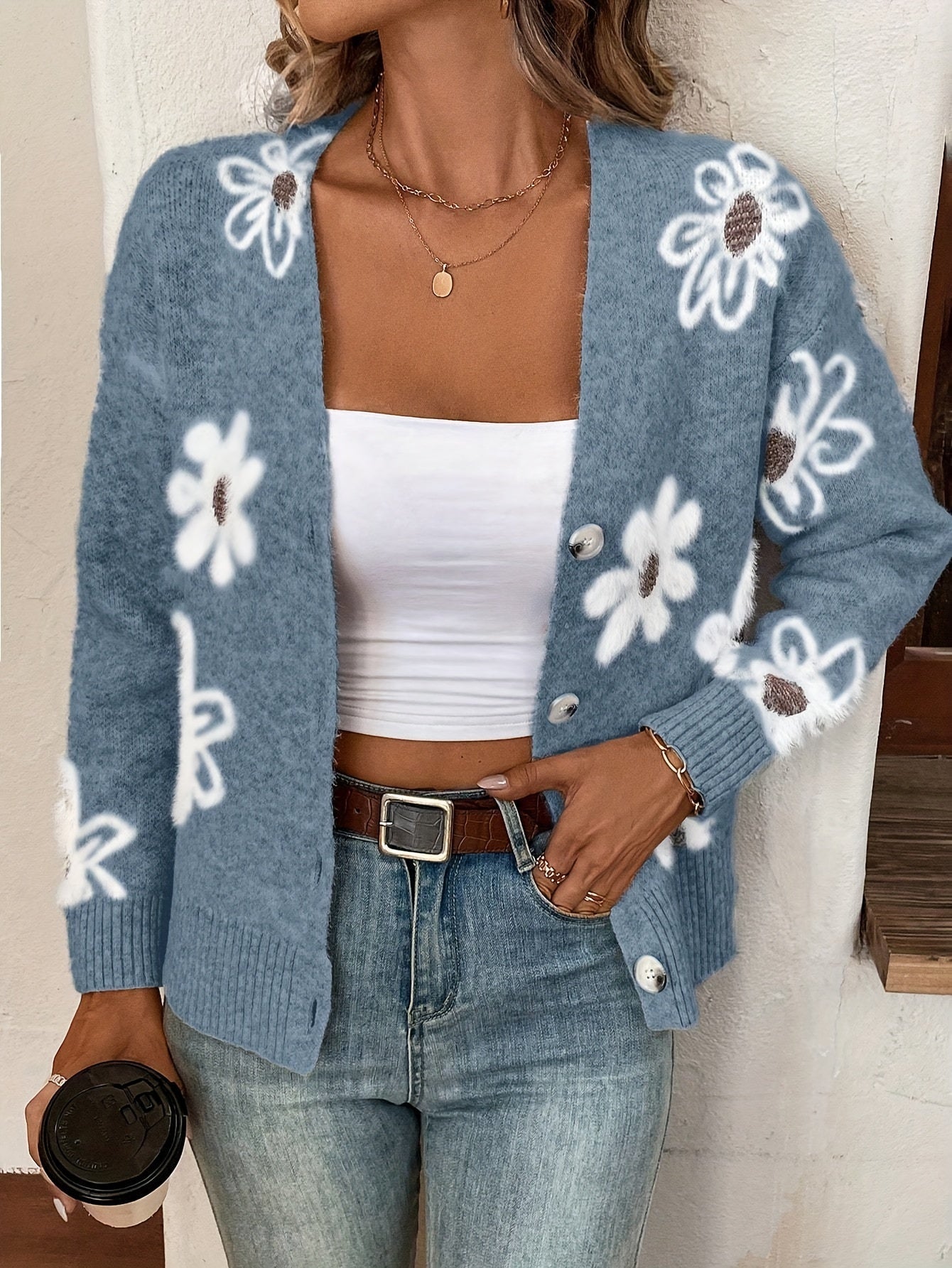 Julia | Floral Cardigan for Feminine Looks