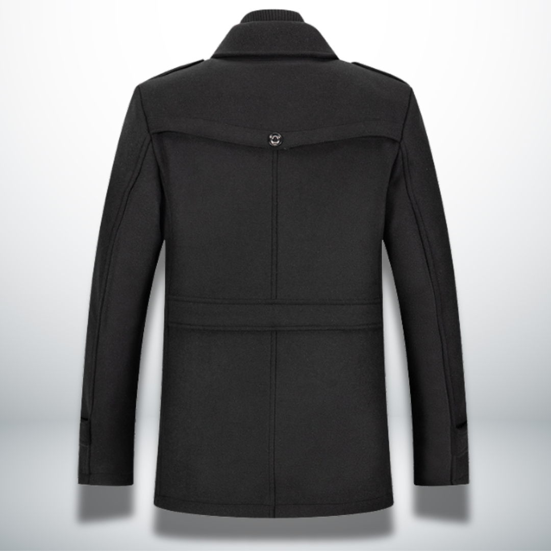 Matteo | Warm Men’s Coat with Refined Texture
