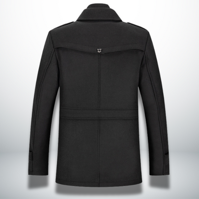 Matteo | Warm Men’s Coat with Refined Texture