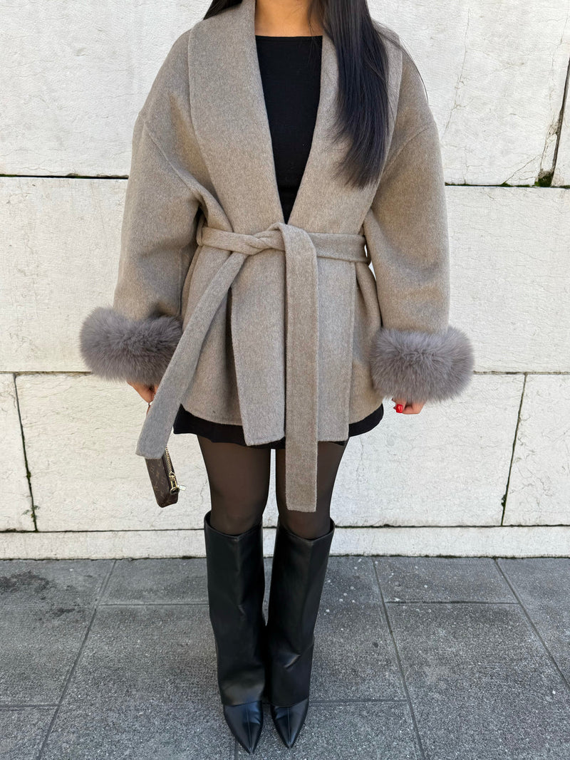 Celine | Women’s Wool Blend Coat Luxurious & Stylish
