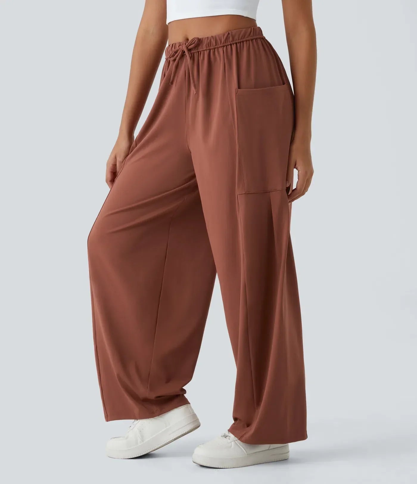 Serena | Wide Women’s Pants with Elastic and Modern Fit