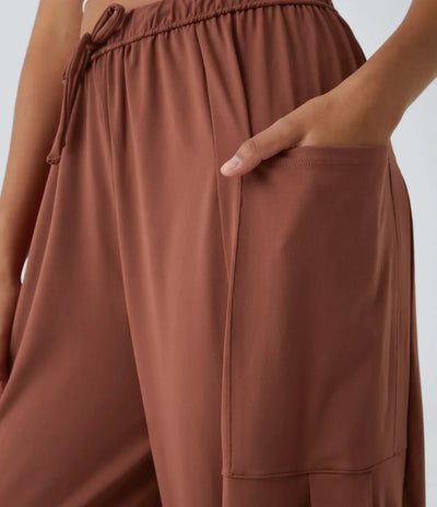 Serena | Wide Women’s Pants with Elastic and Modern Fit