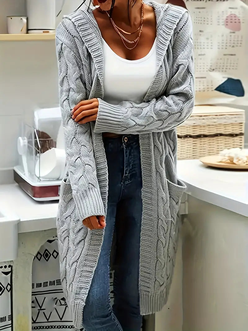 Isa | Stylish Cardigan with Patch Pockets