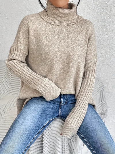 Elena | Warm Women’s Turtleneck Sweater with Comfort Fit