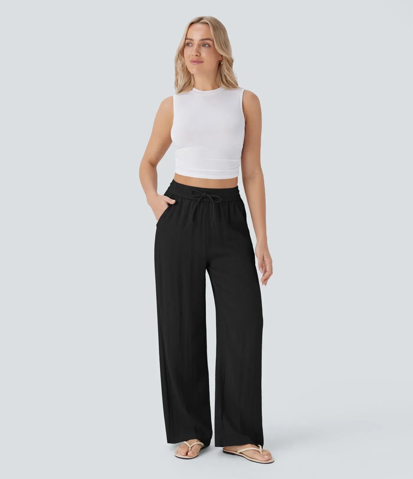Vivian | Comfortable Women’s Linen Pants for Warm Days