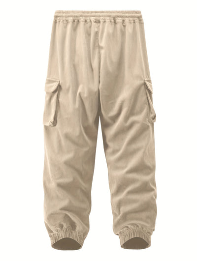 LEONIE | Corduroy Joggers with Practical Drawstring