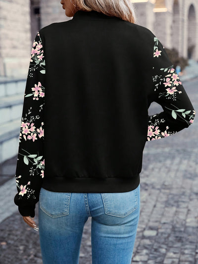 ISADORA | Floral Bomber Jacket in Trendy Design