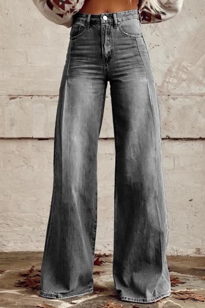 Clara | Stylish Wide-Leg Denim Pants