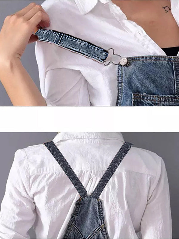Lila | Denim Overall Dress in Casual Style