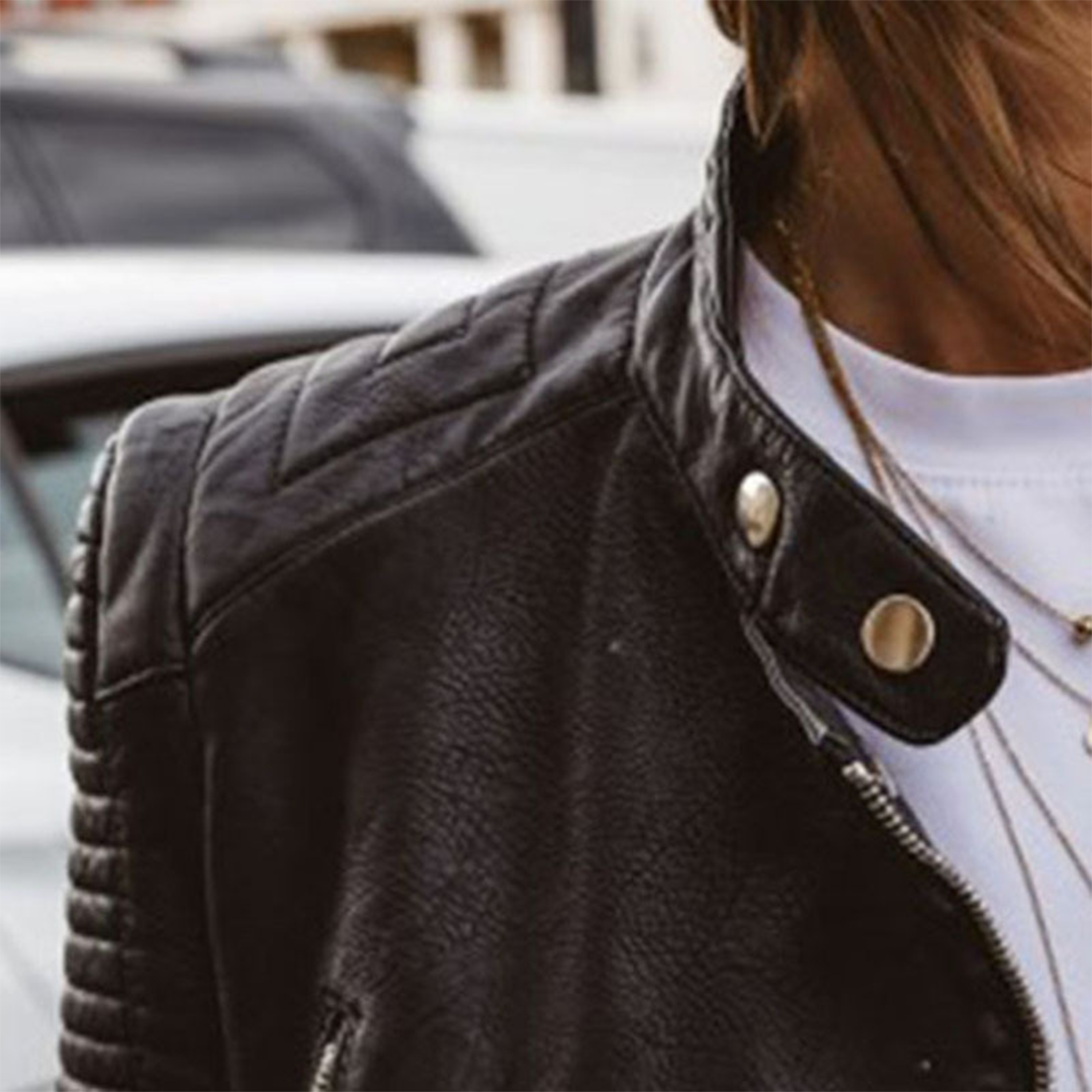 VALERIE | Elegant Leather Jacket in Modern Design