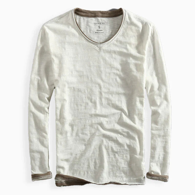 Rinzo Long-Sleeve Shirt Made of Cotton