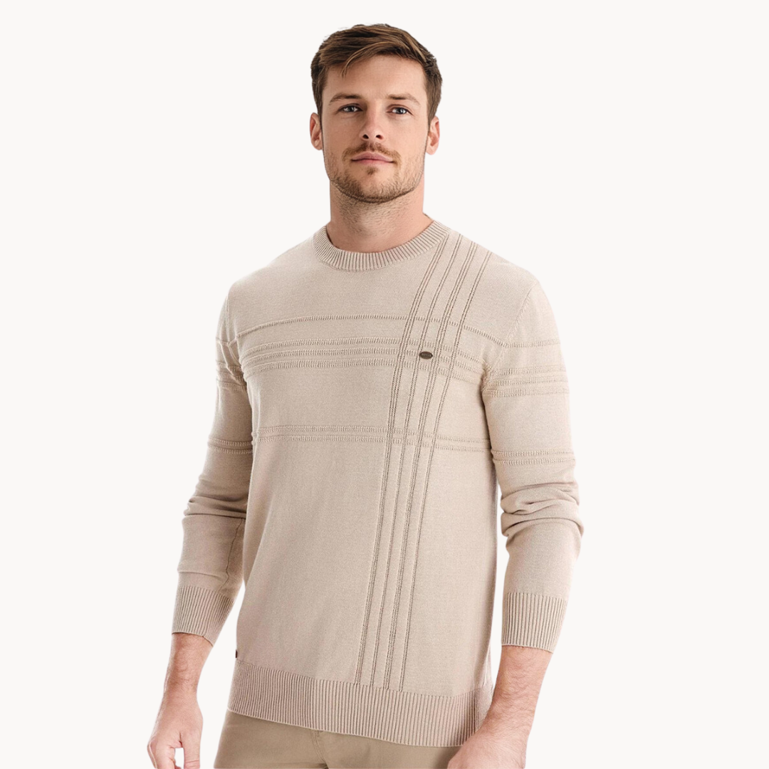 Noah | Modern Checkered Sweater for Men