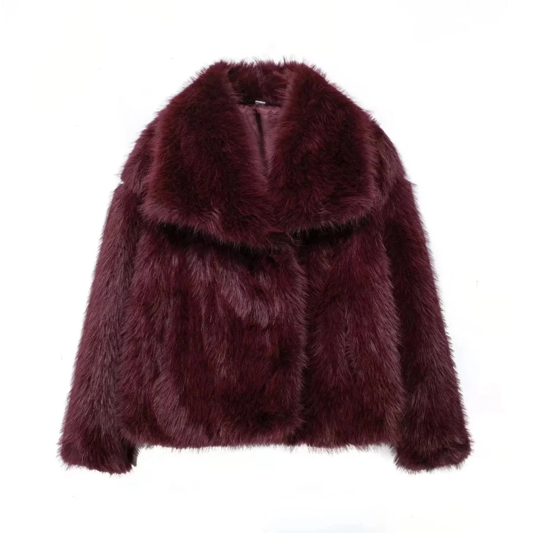 Seraphina | Cozy Women’s Jacket Made of Premium Faux Fur