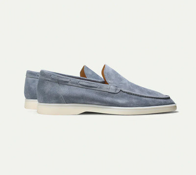 Old Money Classic Suede Loafers for Style-Conscious Men
