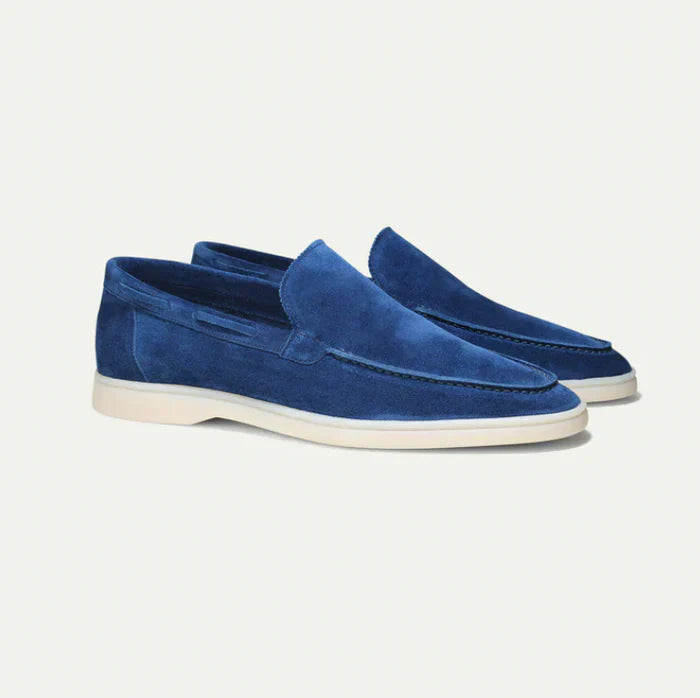Old Money Classic Suede Loafers for Style-Conscious Men