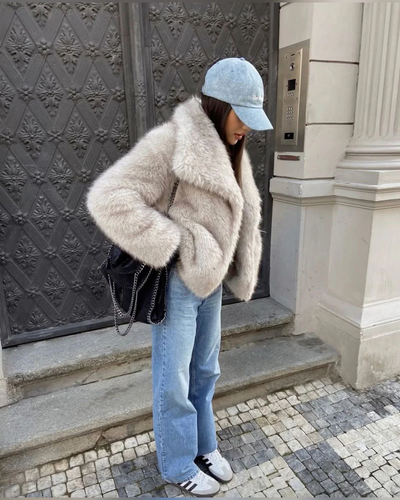 Seraphina | Cozy Women’s Jacket Made of Premium Faux Fur