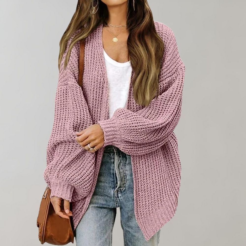 Mira | Casual Open Women’s Cardigan in Chunky Knit