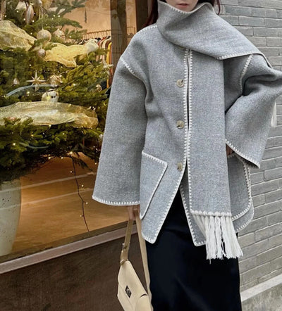 Clara | Women’s Scarf Jacket for Fall & Winter