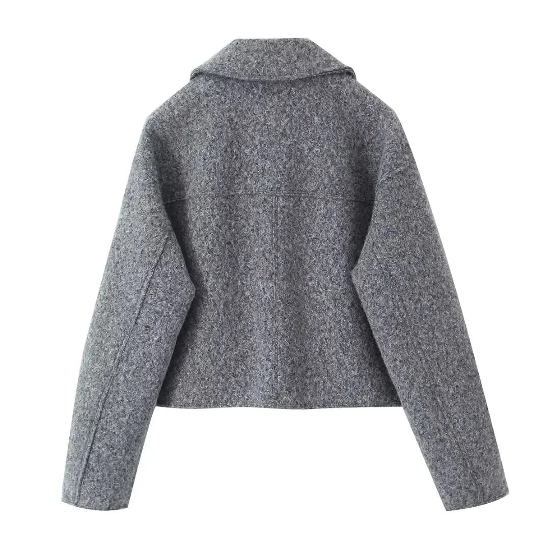Lena | Trendy Cropped Jacket for Women – Casual Style