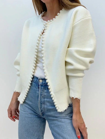 Clara | Stylish Pearl Cardigan for Women’s Everyday Wear