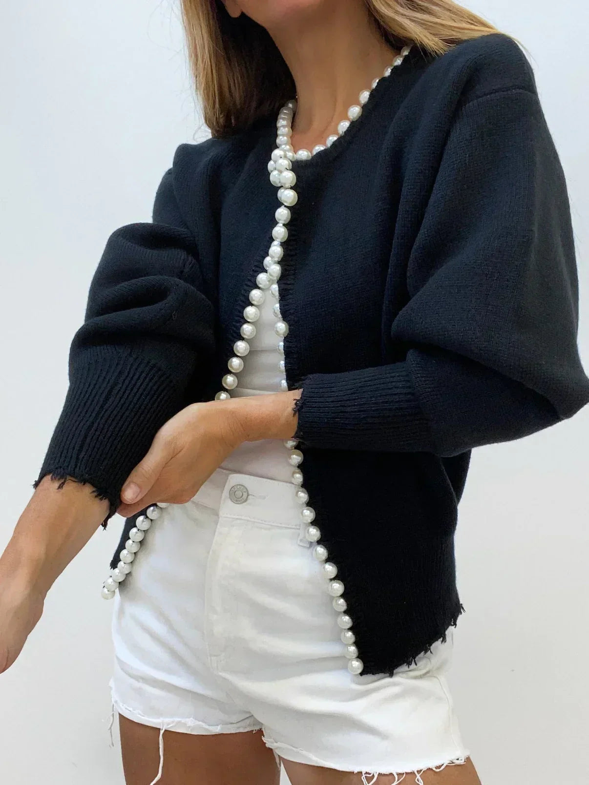 Clara | Stylish Pearl Cardigan for Women’s Everyday Wear