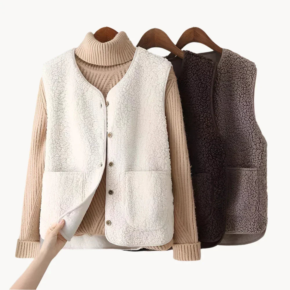 Chloe | Fleece Vest for Cold Days and Outdoor Activities
